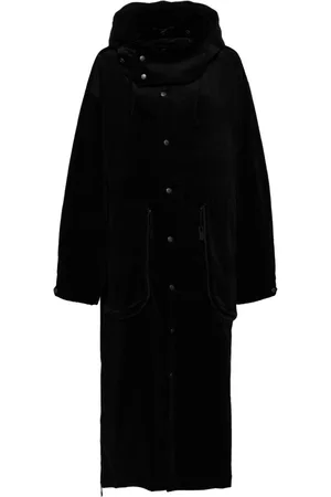 YOHJI YAMAMOTO Trenchcoat med hætte