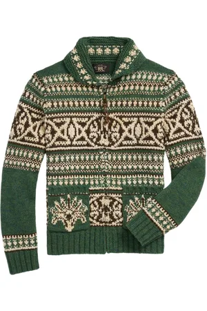 Ralph Lauren Langærmet cardigan med mønster