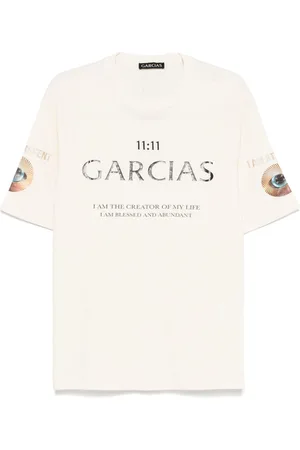 GARCIAS T-shirt med logotryk