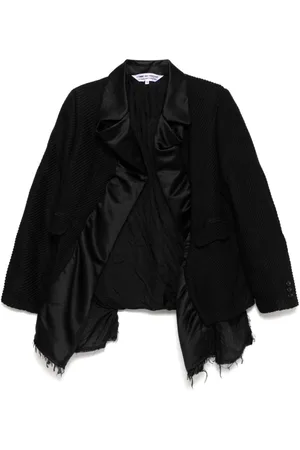 Comme des Garçons Blazer med frynset kant