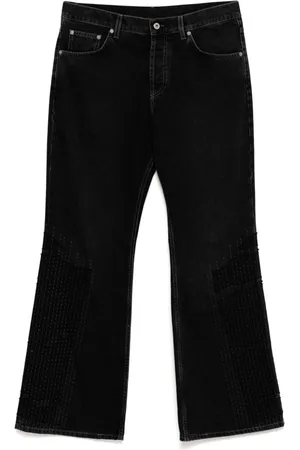 OFF-WHITE Jeans med svaj og patchwork