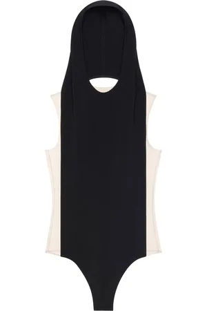 Courrèges Illusion bodysuit med hætte