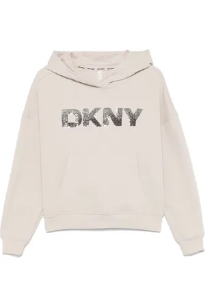 DKNY Hættetrøje med palliet-logo