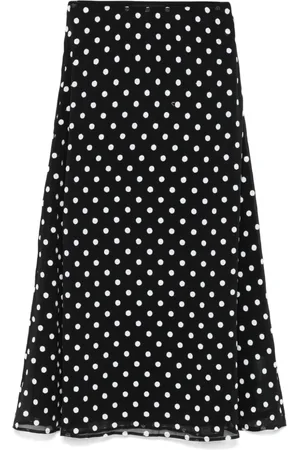 ROTATE Mellemlang nederdel i chiffon
