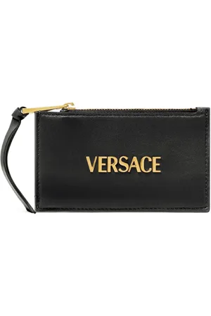 VERSACE Kortholder med lynlås og mærke