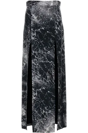 Alexander McQueen Nederdel med abstrakt tryk