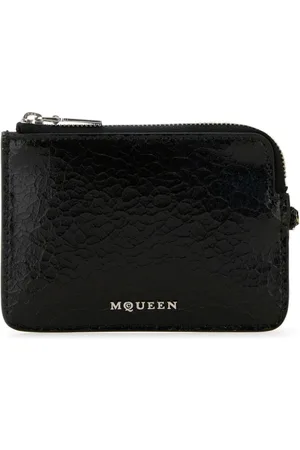 Alexander McQueen Kortholder i læder med lynlås