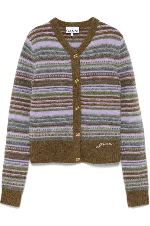 Ganni Stribet cardigan