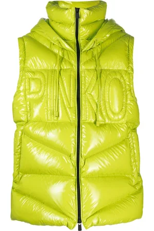 Pinko Quiltet vest med hætte