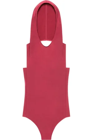 Courrèges Illusion bodysuit med hætte