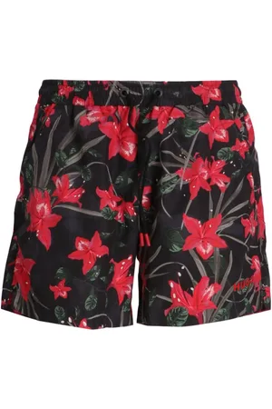 HUGO BOSS Badeshorts med blomstertryk