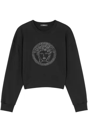 VERSACE Sweatshirt med Medusa-udsmykning