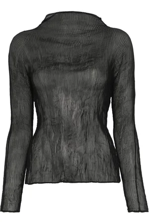 Issey Miyake Snoet top i chiffon