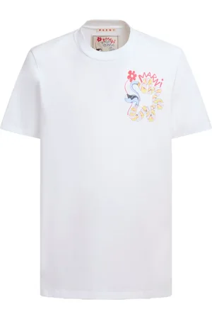 Marni T-shirt med grafisk tryk