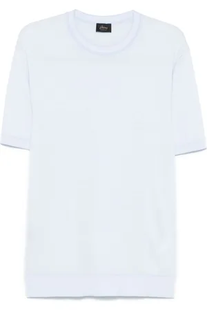 BRIONI Finstrikket T-shirt