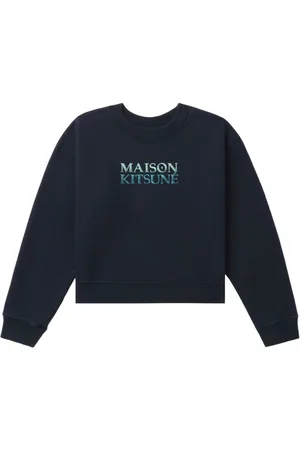 Maison Kitsuné Sweatshirt med broderet logo