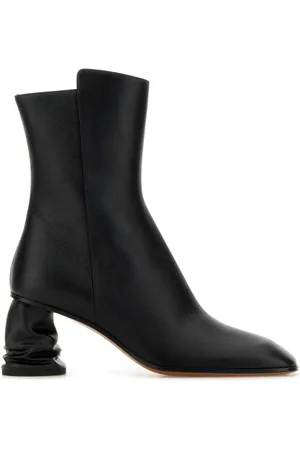 Alexander McQueen 70 mm læderstøvler