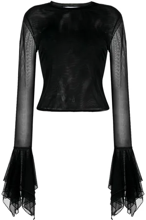 BLUMARINE Semi-gennemsigtig T-shirt