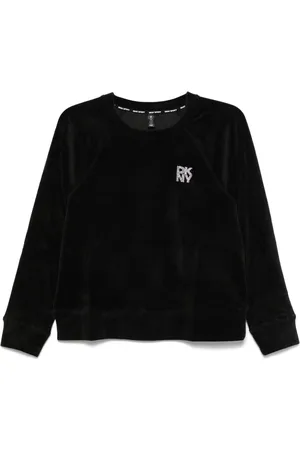 DKNY Sweatshirt med rhinsten-logo