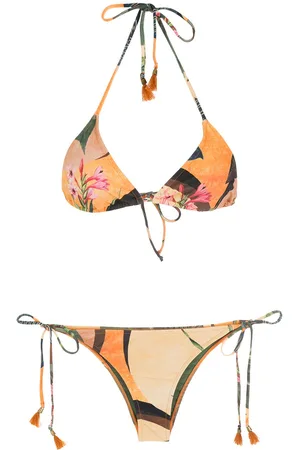 Lygia & Nanny Blomstret bikini med halterneck