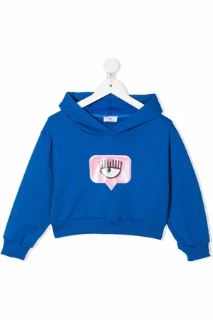 Chiara Ferragni Eyelike cropped hættetrøje