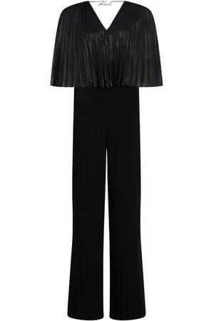 Karl Lagerfeld Plisseret kappe-jumpsuit