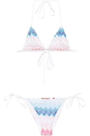 Missoni Bikinisæt i lurex med zigzagmønster