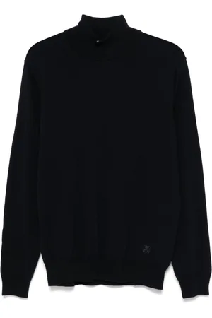 corneliani Sweater i uld med logo