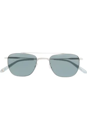 GARRETT LEIGHT Pilot-solbriller med firkantet stel