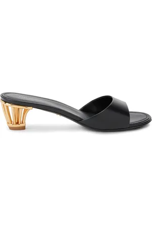 Salvatore Ferragamo Arya 40mm mules i læder