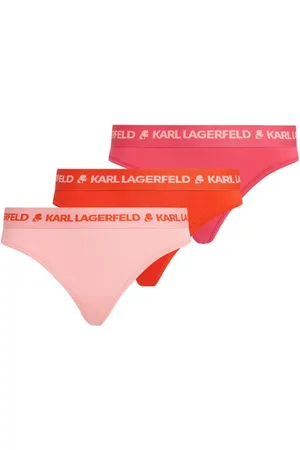 Karl Lagerfeld G-streng med logotryk (pakke med tre)