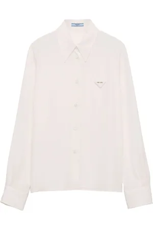 Prada Skjorte i crepe de chine