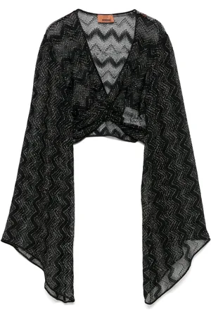 Missoni Cropped top i hæklet strik