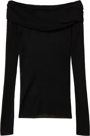 Twin-Set Sweater med off-shoulder-snit