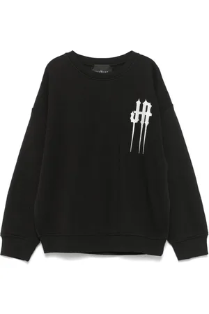 John Richmond Sweatshirt med broderet logo