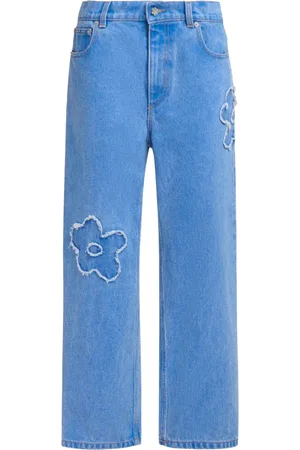 Marni Jeans med lige ben og broderi