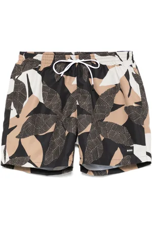 HUGO BOSS Badeshorts med sæsontryk