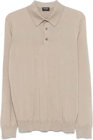 Ermenegildo Zegna Finstrikket polo