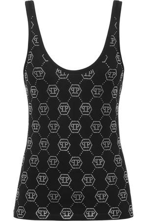 Philipp Plein Tanktop med monogram