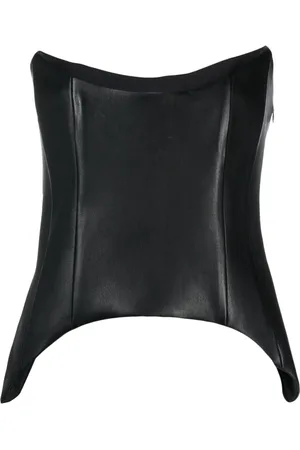 Monot Bustier-top i læder