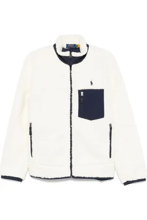 Ralph Lauren Jakke i imiteret lammeskind