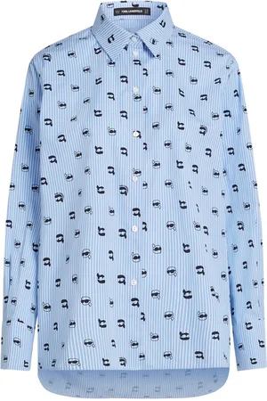 Karl Lagerfeld Skjorte med Icon-monogram