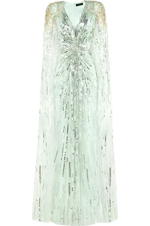 Jenny Packham Gold Rush kjole med pailletter