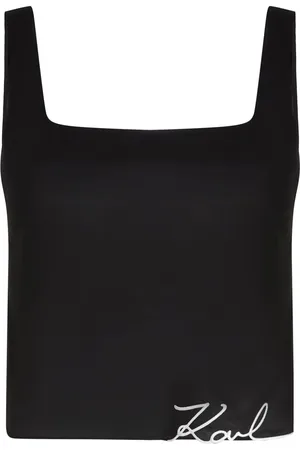 Karl Lagerfeld Cropped K/signatur top