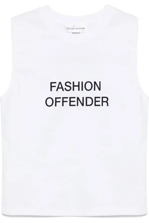Victoria Beckham Tanktop med slogantryk