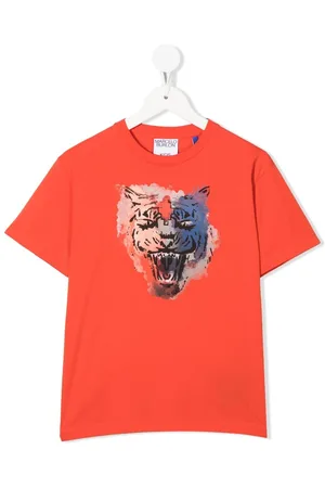 MARCELO BURLON T-shirt med tigertryk