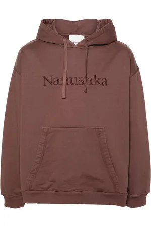 Nanushka Hættetrøje med logobroderi