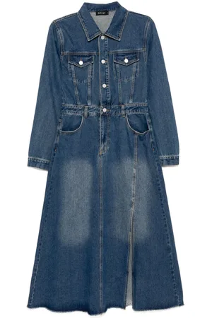 tout a coup Kjole i denim