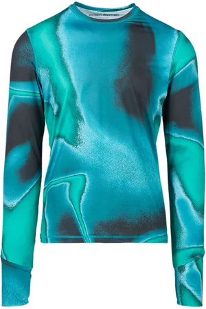 Aztech T-shirt med abstrakt tryk