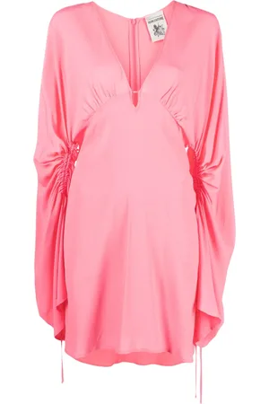 SEMICOUTURE Kort kjole med V-hals